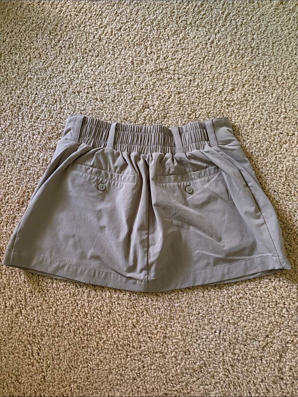 Alo Yoga Fan Club Mini Skirt, Gravel, Small View 6